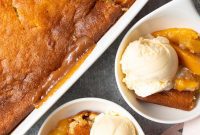 Easy Bisquick Peach Cobbler