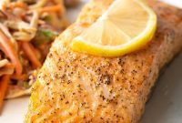 Crispy Skin Air Fryer Frozen Salmon