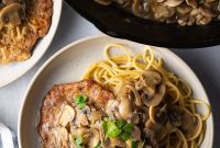 Creamy Mushroom Veal Scallopini