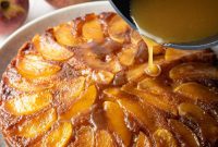 Effortless Apple Caramel Flip Cake