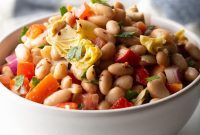 Mediterranean White Bean and Artichoke Salad
