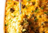 Effortless Cheesy Broccoli Rice Bake