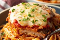 Golden Veal and Melted Cheese