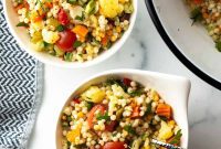 Tangy Pickled Vegetable Couscous Salad