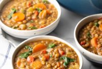 Classic Homestyle Lentil Soup