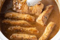 Tender Crock-Pot Pork Chops in a Silky Onion Gravy