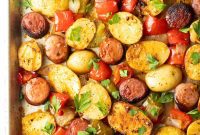 Smoky Sausage and Roasted Potatoes