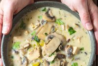 Comforting Chicken Mushroom Soup