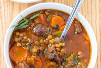 Hearty Beef and Lentil Braise