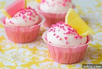 Sparkling Pink Lemonade Cupcakes