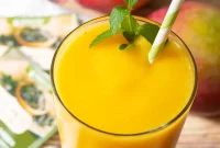 Vibrant Mango Green Tea Refresher