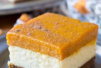 Spiced Pumpkin Cheesecake Squares