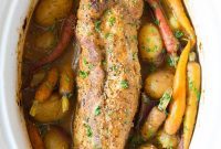 Melt-in-Your-Mouth Slow Cooker Pork Loin and Root Veggies