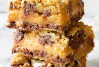 Salted Caramel Chocolate Chip Cookie Bars