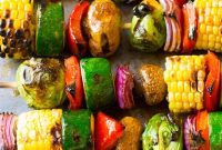 Sizzling Fajita Veggie Skewers