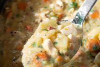Hearty Slow Cooker Chicken Potato Soup