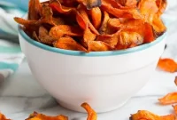 Crunchy Carrot Crisps
