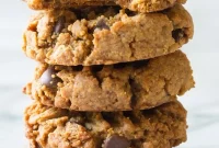 Magic 4-Ingredient Guilt-Free Chocolate Chip Cookies
