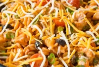 Fiesta Chicken Taco Pasta Salad