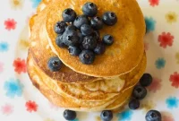 Pillowy Cloud Bread Pancakes