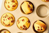 Golden Corn Muffins with Crispy Bacon
