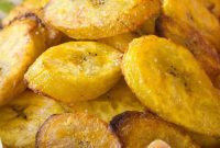 Golden Baked Plantains