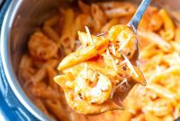 Velvety Instant Pot Vodka Shrimp Pasta