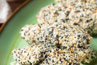 Crispy Air Fryer Everything Bagel Chicken Roll-Ups