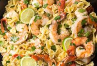 Zesty Cilantro Lime Shrimp Pasta