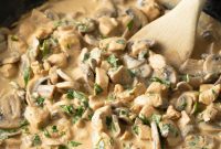Creamy Cajun Chicken and Mushroom Skillet