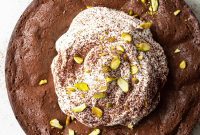 Gluten Free Flourless Fudgy Chocolate Brownie Cake