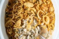 Ultimate Cream Cheese Slow Cooker Green Bean Casserole