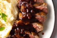 Seared Duck Breast with Blackberry Glaze