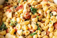 Luscious Tuscan Chicken Pasta