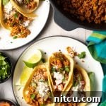 Dynamite Turkey Tacos 8 Finished plate of Zesty Ground Turkey Tacos