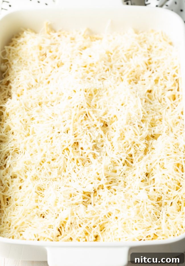 Hearty Greek Pastitsio Casserole 9 Pasta dish covered in shredded Italian cheeses.