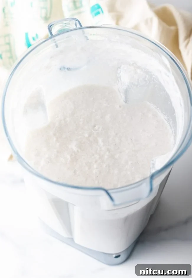 Creamy Dairy-Free Coconut Ice Cream 7 blended coconut milk and sugar.