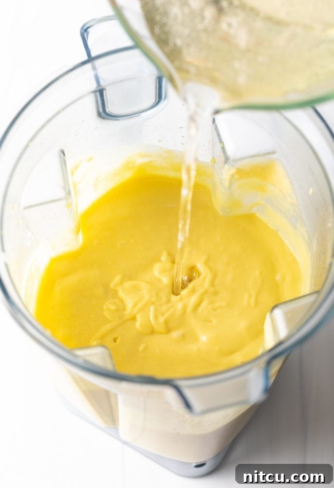 Creamy Vegan Mango Pudding 11 Step 5: Pour into serving cups