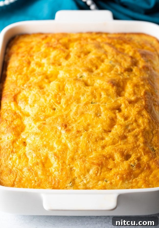 Zesty Jalapeno Cheddar Cornbread 11 Freshly baked jalapeno cheddar cornbread, golden brown and bubbling with cheese.