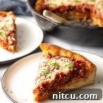 Cast Iron Deep Dish Pizza