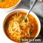 Mexican Fideo Noodle Bowl 14 A small bowl of Sopa de Fideo
