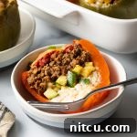 Savory No Rice Keto Beef Stuffed Peppers 14 Keto Stuffed Pepper