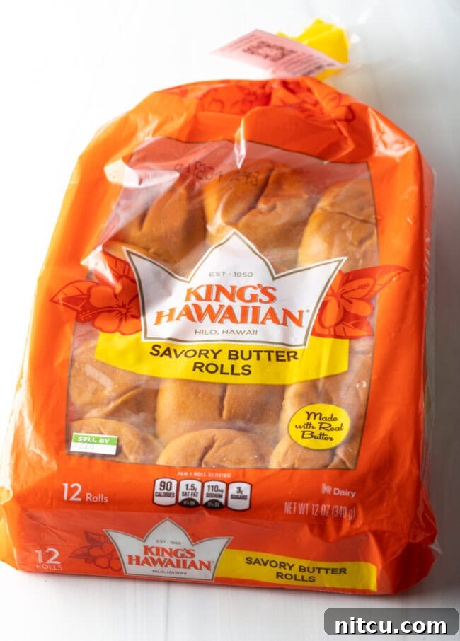 Philly Cheesesteak Bites 5 Package of King's Hawaiian rolls.