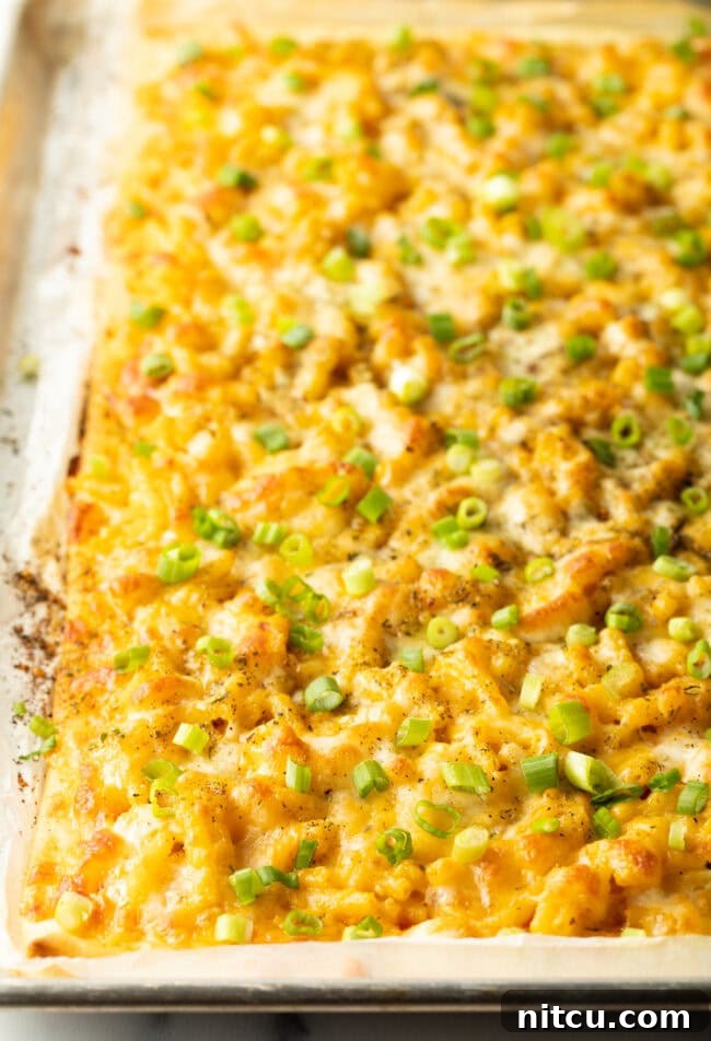 Cheesy Mac Pizza 10 Whole baked cheesy macaroni pizza.