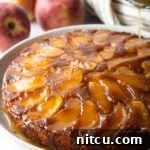 Effortless Apple Caramel Flip Cake 12 Upside down apple cake with whiskey sauce.