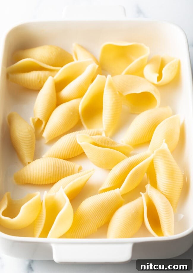 Ocean's Bounty Stuffed Shells 6 Boiled large pasta shells.