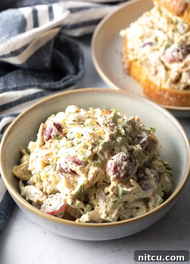 Perfect Turkey Sandwich Salad 3 Bowl of prepare salad. Recipe made with leftover turkey.