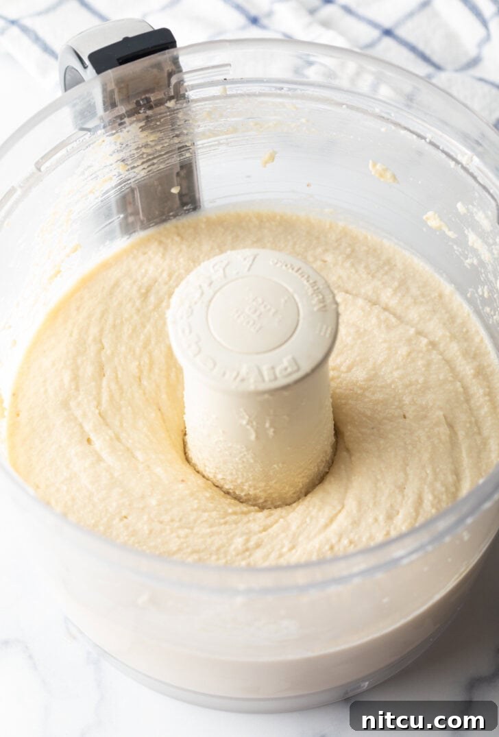 Wholesome Cookie Dough Delight 6 Food processor with smooth cottage cheese cookie dough.