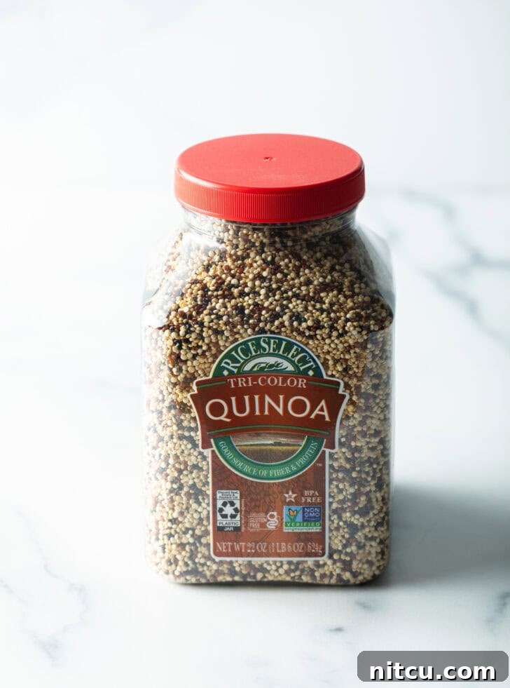 Perfectly Fluffy Quinoa 4 Container of Quinoa.