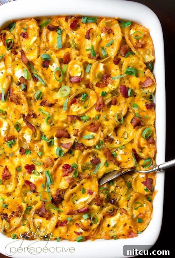 Homemade Potato Skins Mac & Cheese | ASpicyPerspective.com